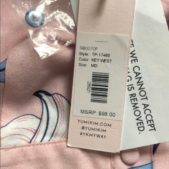 NWT Yumi Kim Taboo Top in Key West - Picture 5 of 8